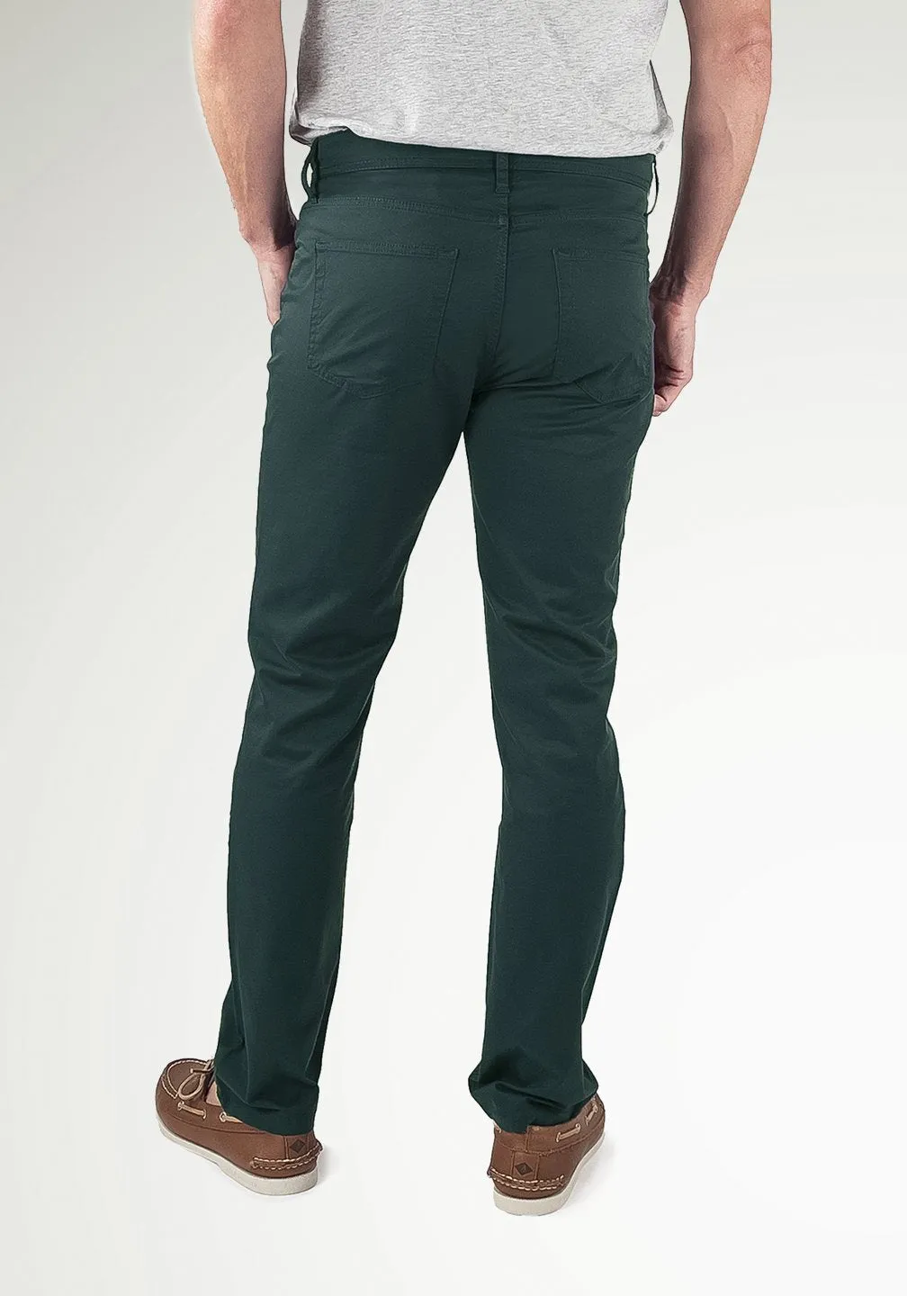 Airotec® Slim Fit Cotton/Nylon 5-Pocket Pants