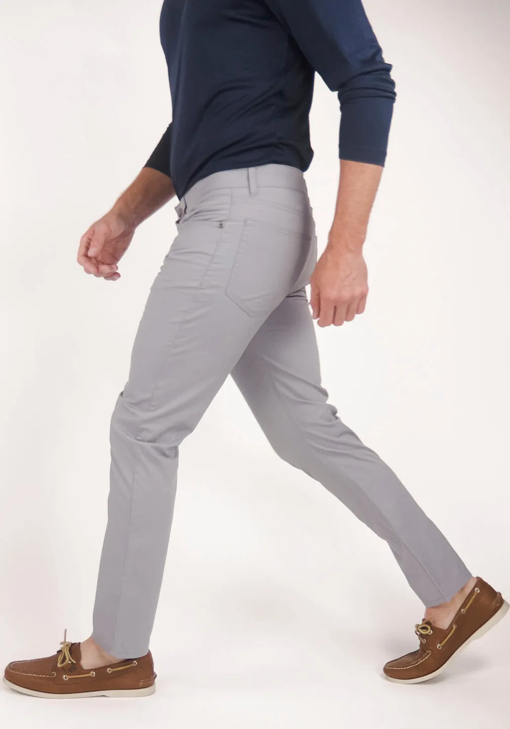 Airotec® Slim Fit Cotton/Nylon 5-Pocket Pants