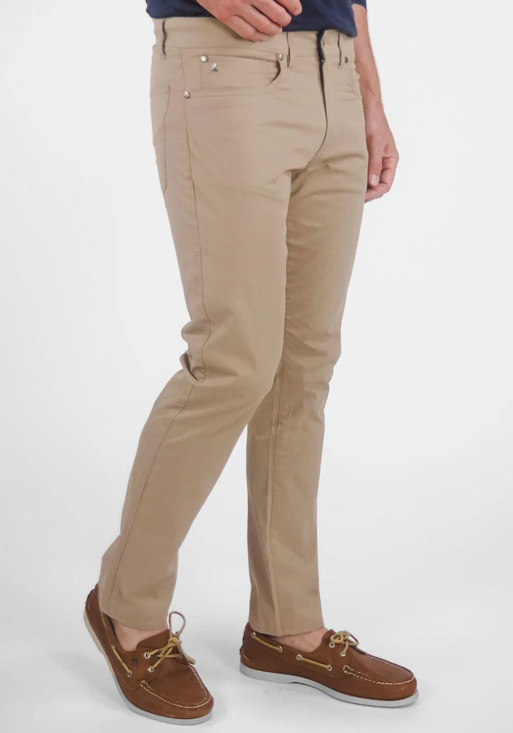 Airotec® Slim Fit Cotton/Nylon 5-Pocket Pants