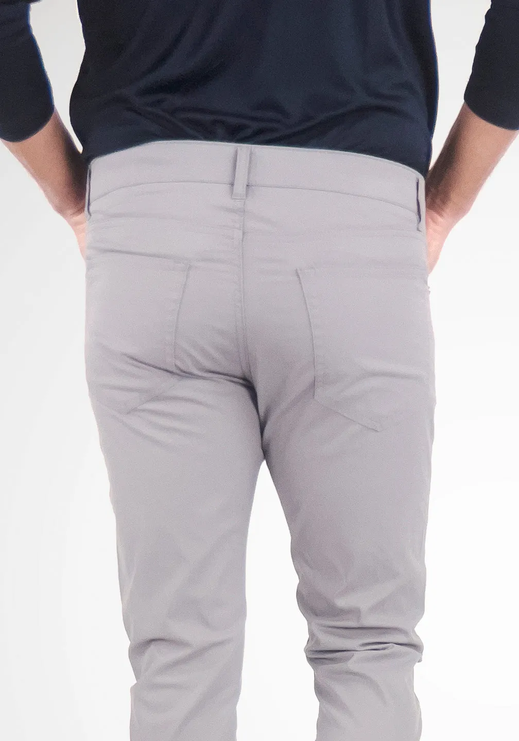 Airotec® Slim Fit Cotton/Nylon 5-Pocket Pants