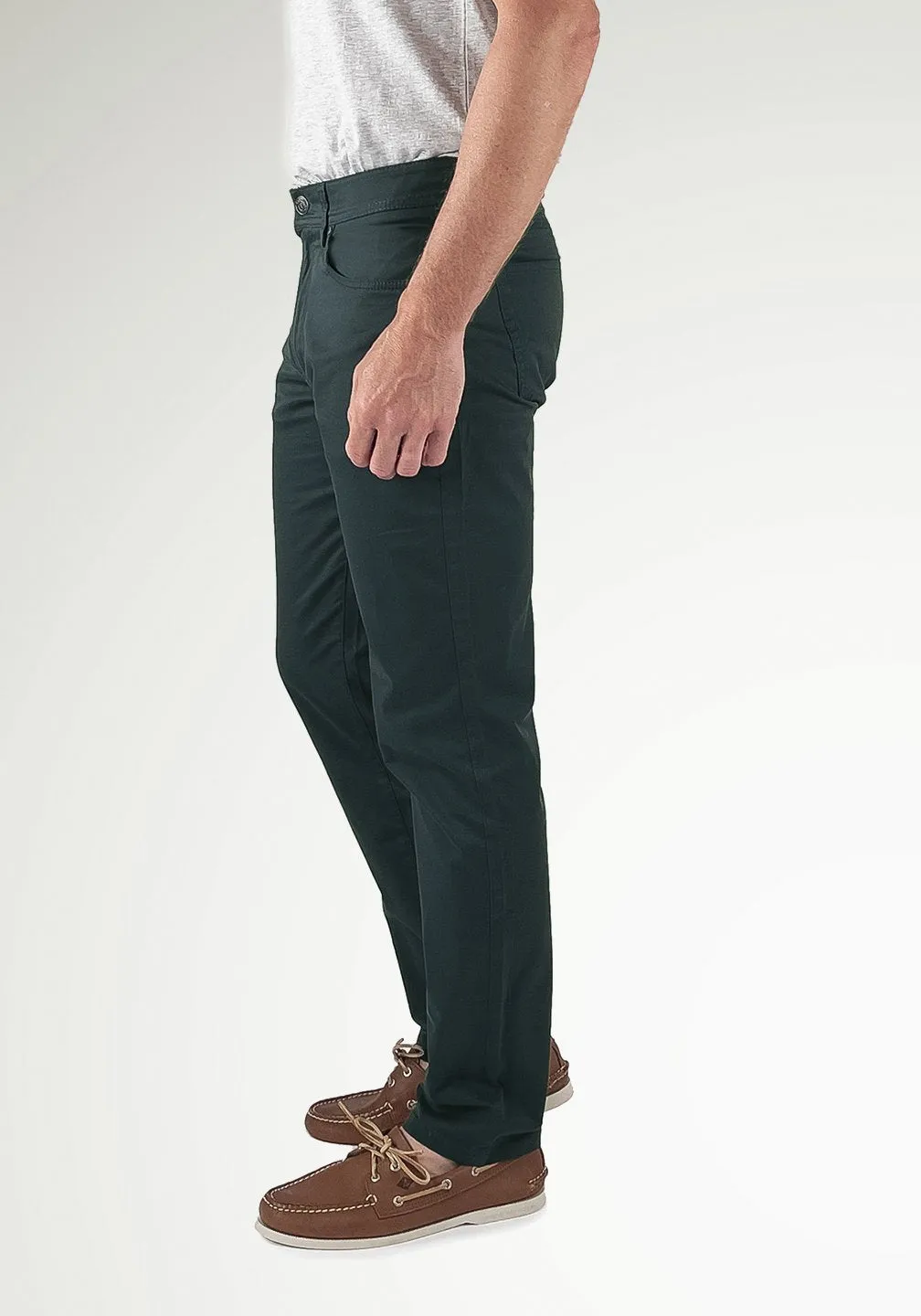 Airotec® Slim Fit Cotton/Nylon 5-Pocket Pants