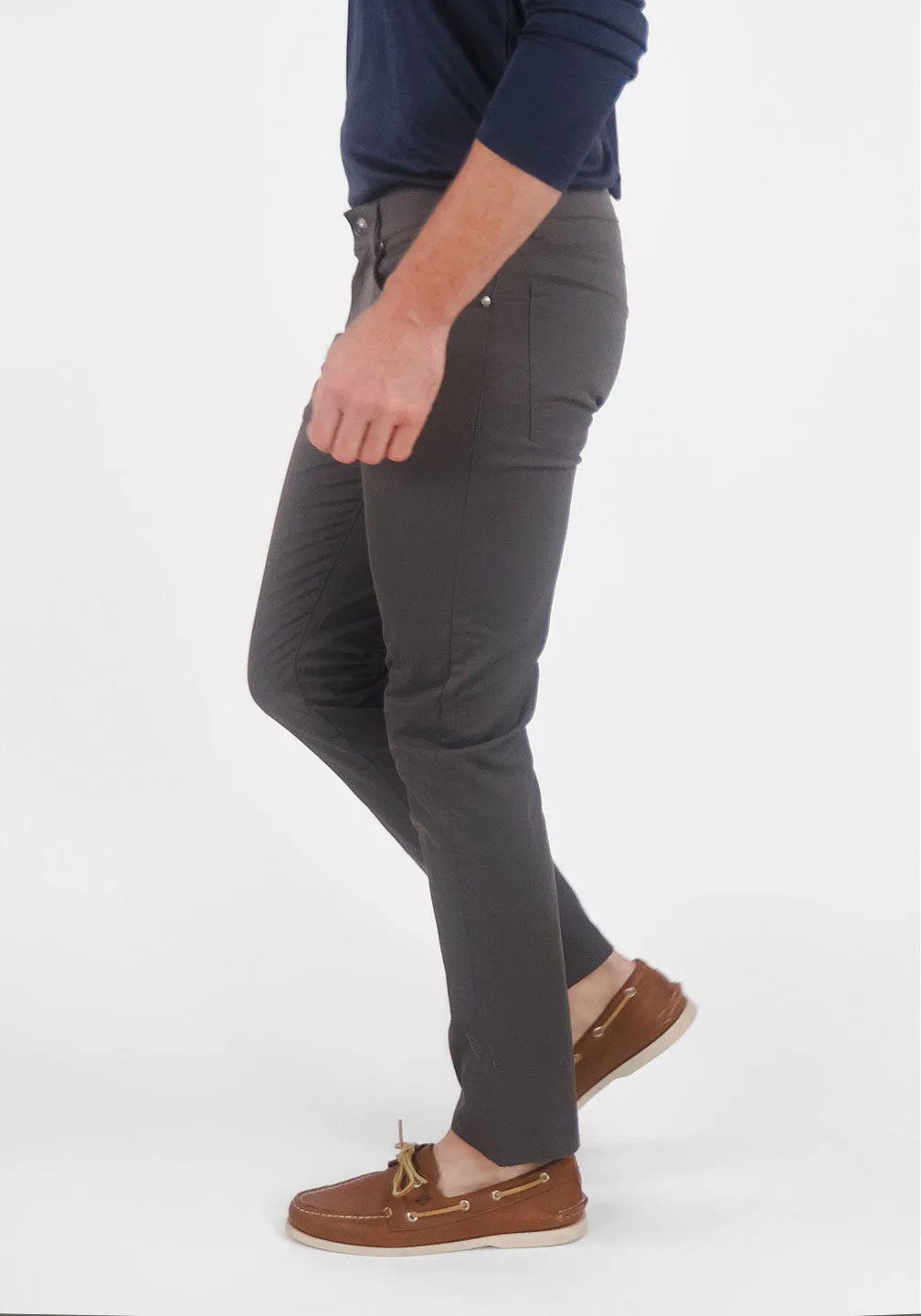 Airotec® Slim Fit Cotton/Nylon 5-Pocket Pants