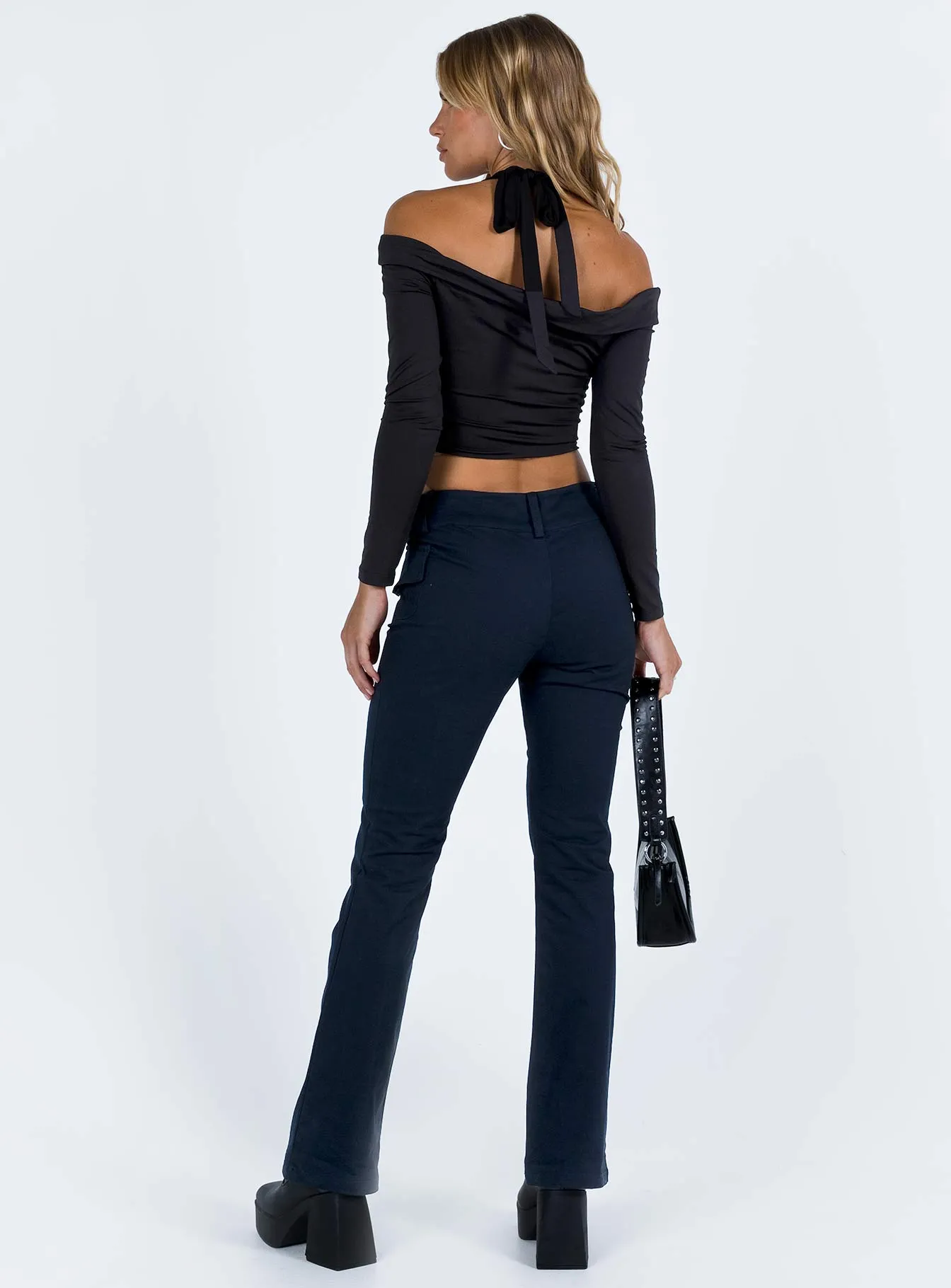 Aleigha Low Rise Pants Navy