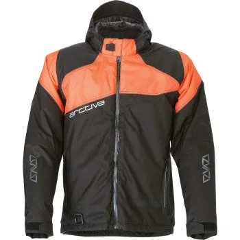 Arctiva Men's Hooded Pivot 5 Snowmobile Jacket Orange