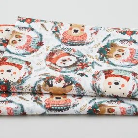 Christmas Squad - Fuzzy Friends Ivory 2 Yard Cut