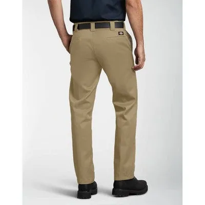 Dickies Men's Slim Fit Straight Leg Work Pants - Khaki 36x30