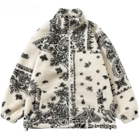 Fleece Fluffy Jacket Bandana Fall/Winter