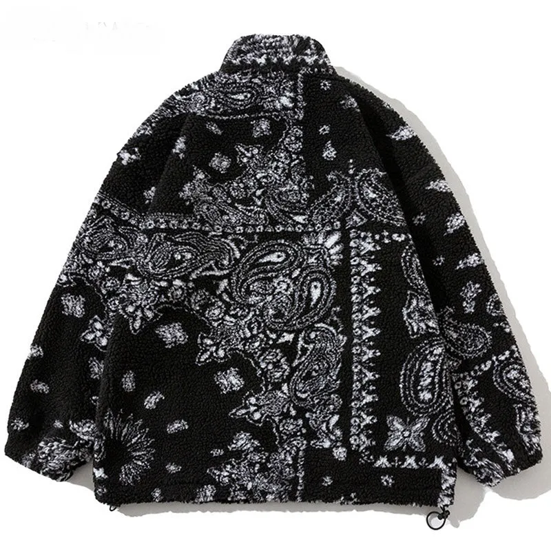 Fleece Fluffy Jacket Bandana Fall/Winter