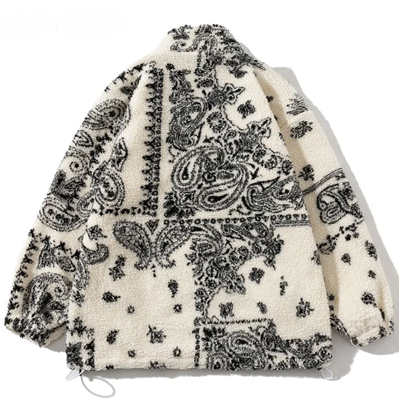 Fleece Fluffy Jacket Bandana Fall/Winter