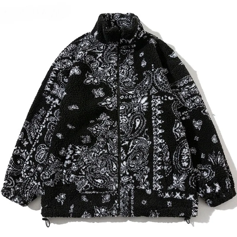 Fleece Fluffy Jacket Bandana Fall/Winter