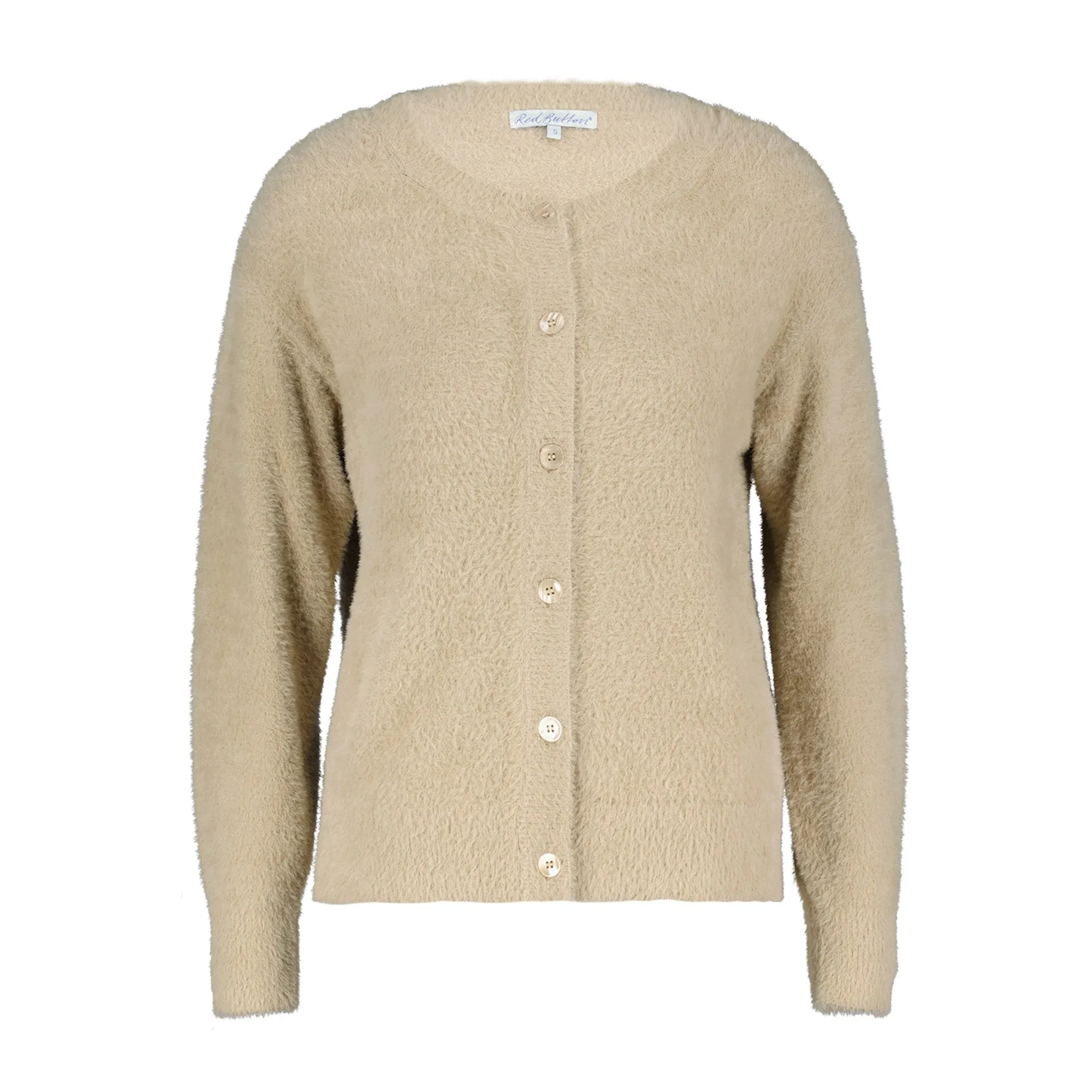 Fluffy Cardigan - Beige