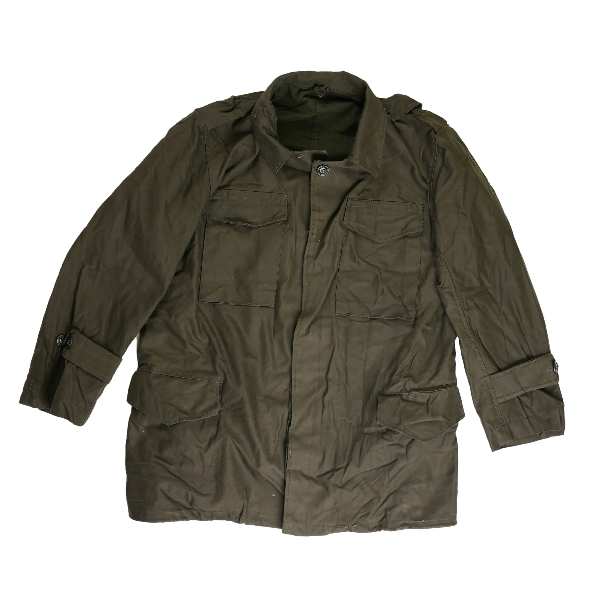 Issued Greek OD Green M-65 Field Jacket w/Liner