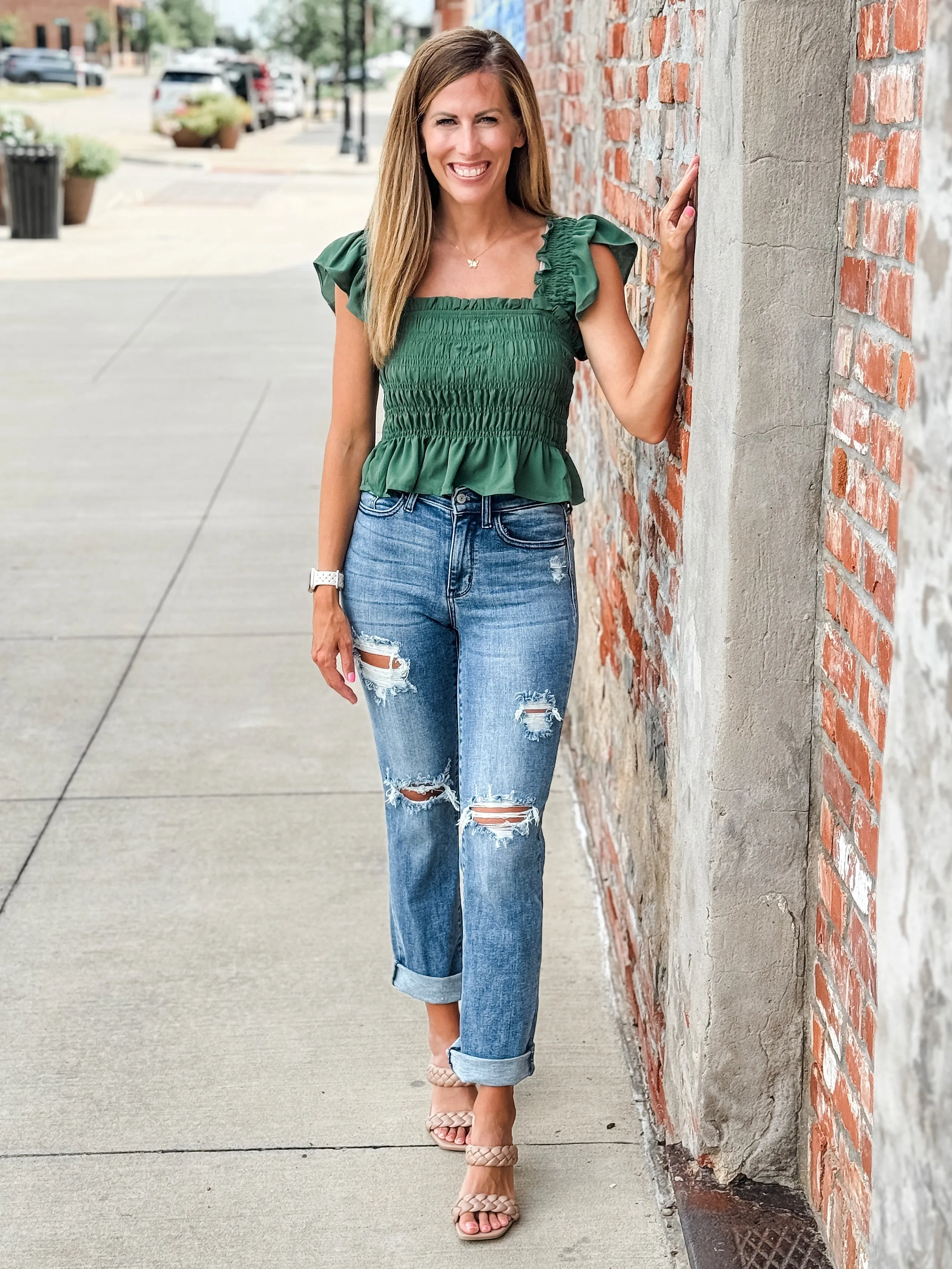 Jess Smocked Top