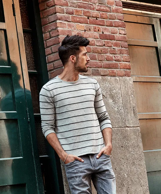 Men's Autumn Slim Cotton Sweater