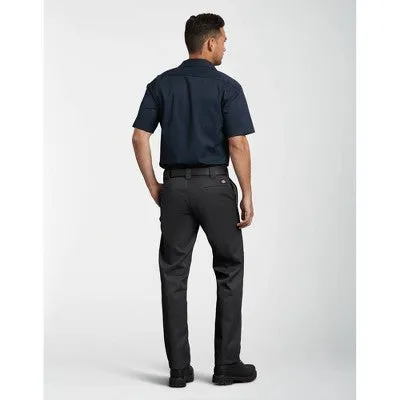 NEW - Dickies Men's Slim Fit Straight Leg Work Pants - Black 36x30