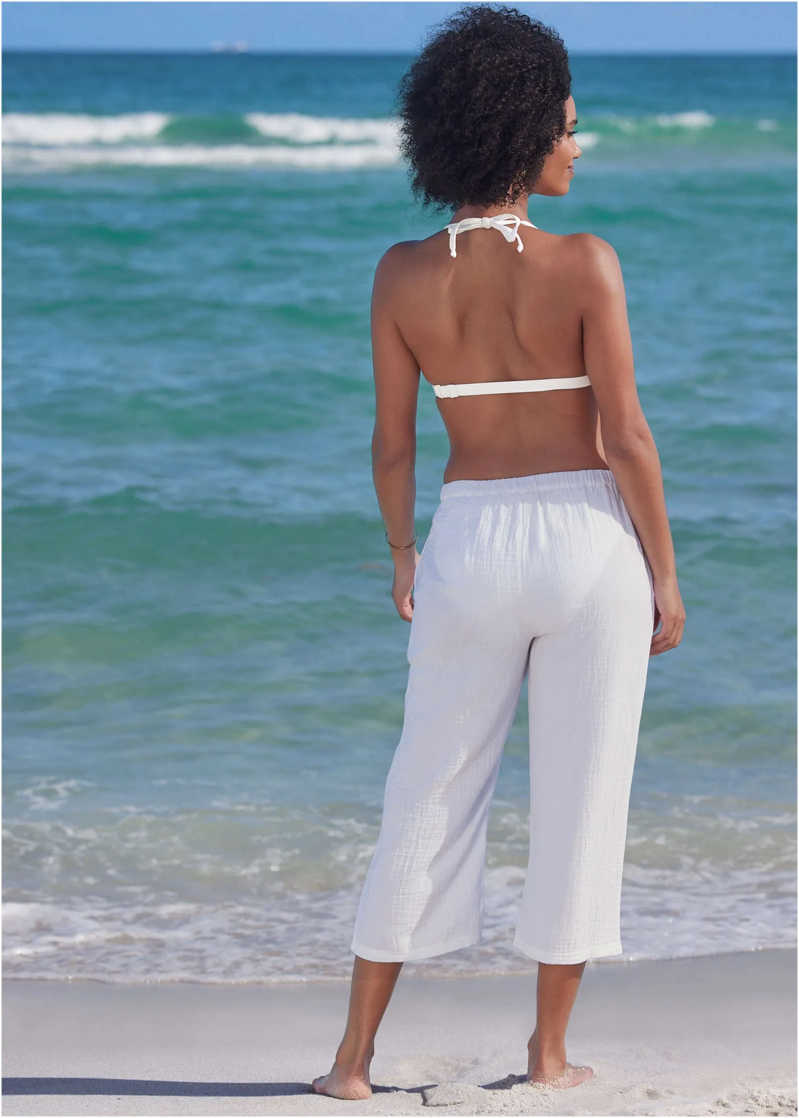 Pack And Go Pant Cover-Up - Pearl White