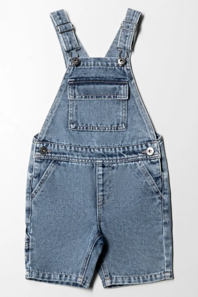 Short Dungaree Blue