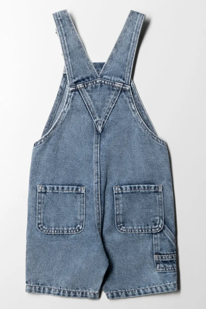 Short Dungaree Blue