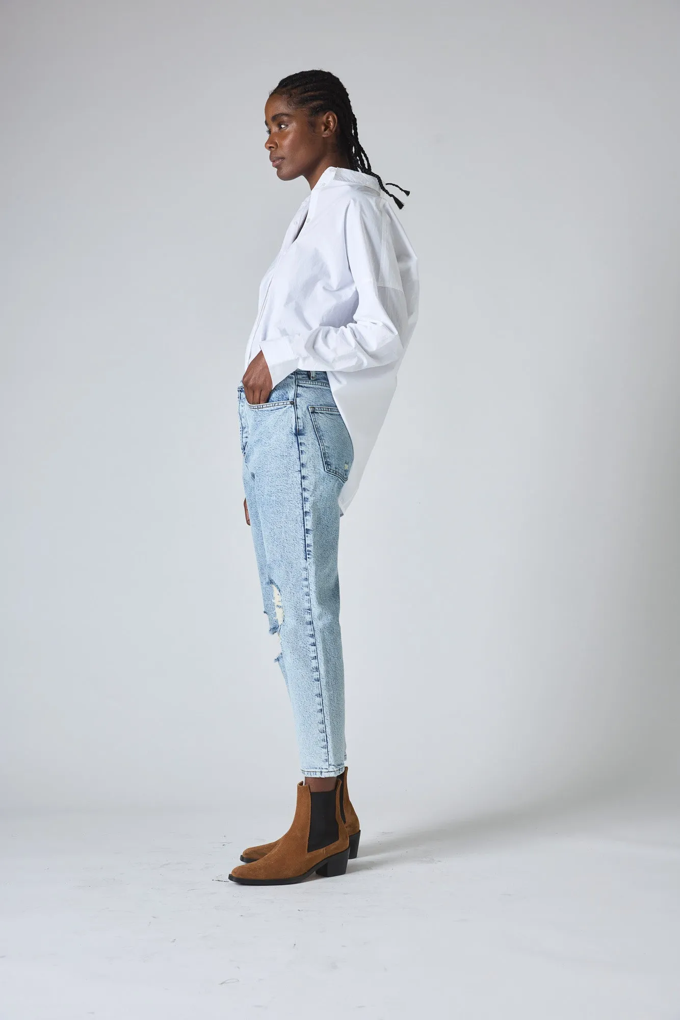 The 90s Loose Fit Denim Pants