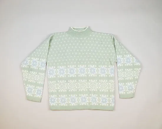 Very Light Blue Christmas-Medium Christmas Sweater