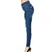 Women's Push-Up High-Rise Skinny Distressed Tummy Tucking Butt Lifting Denim Pants