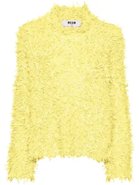 Yellow Fluffy Sweater